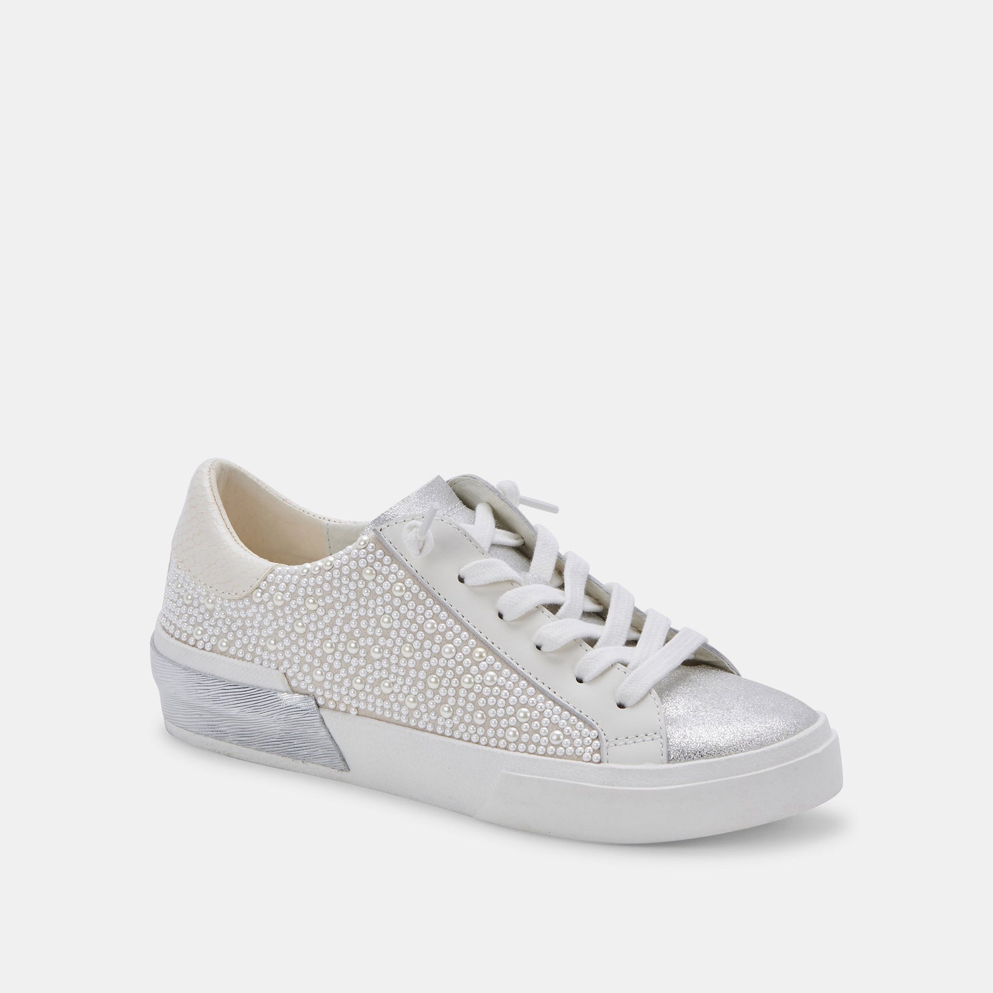 Dolce Vita Zina Pearl Sneakers Vanilla Pearls