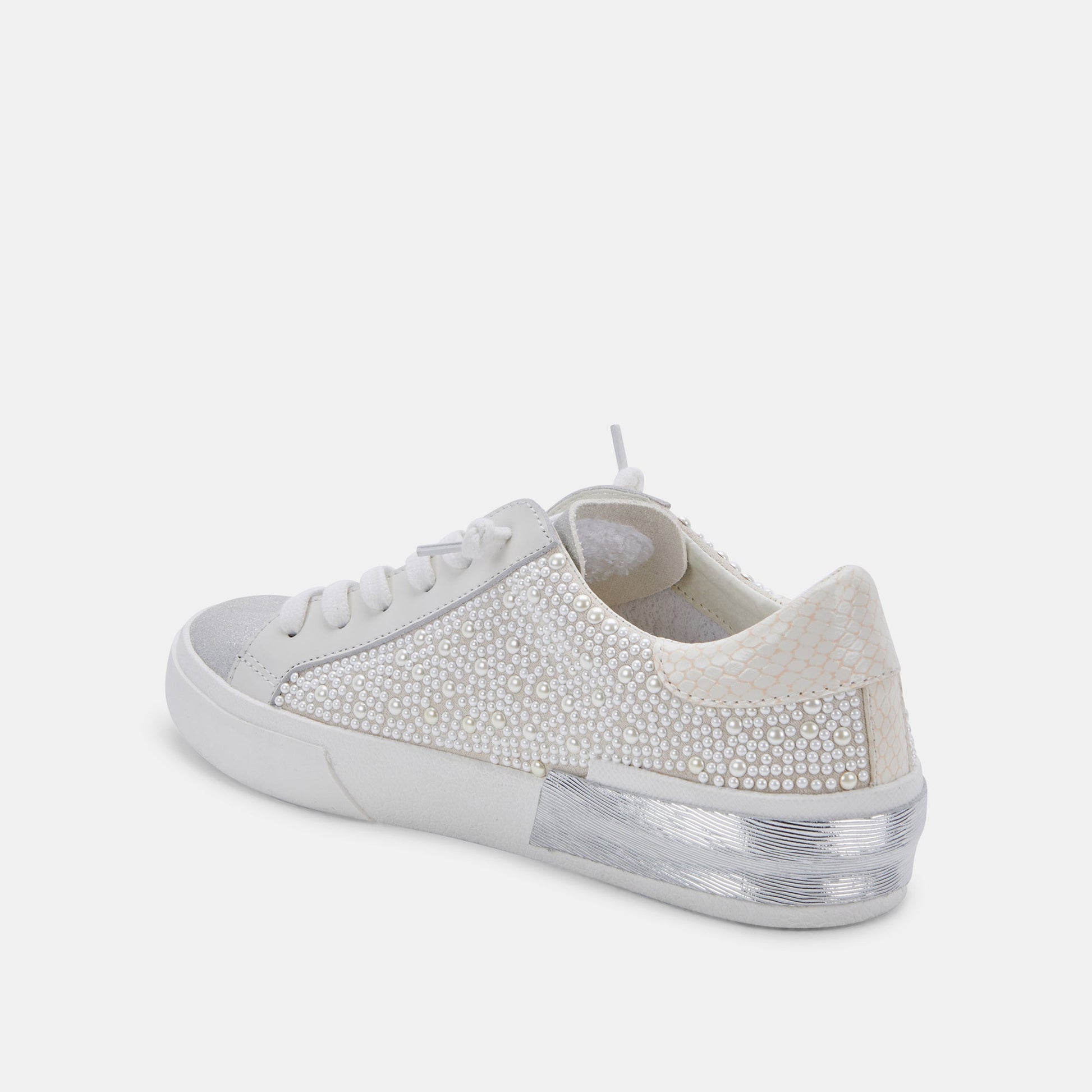 Dolce Vita Zina Pearl Sneakers Vanilla Pearls