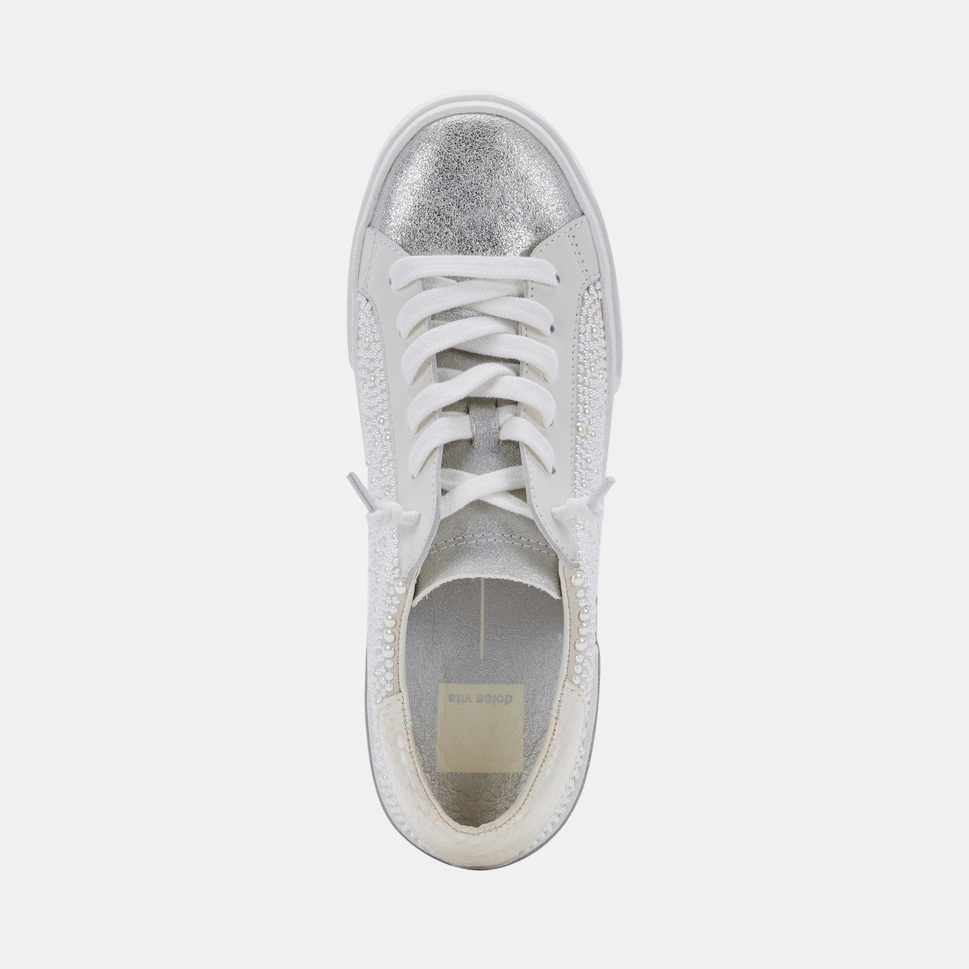 Dolce Vita Zina Pearl Sneakers Vanilla Pearls