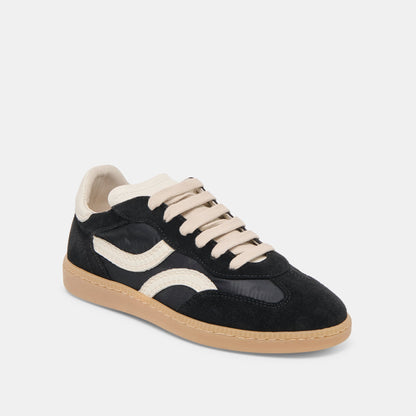Dolce Vita Rebel Black Nylon Sneakers