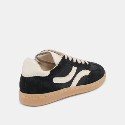 Dolce Vita Rebel Black Nylon Sneakers