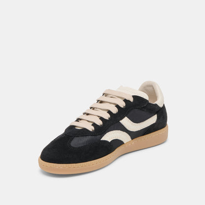 Dolce Vita Rebel Black Nylon Sneakers