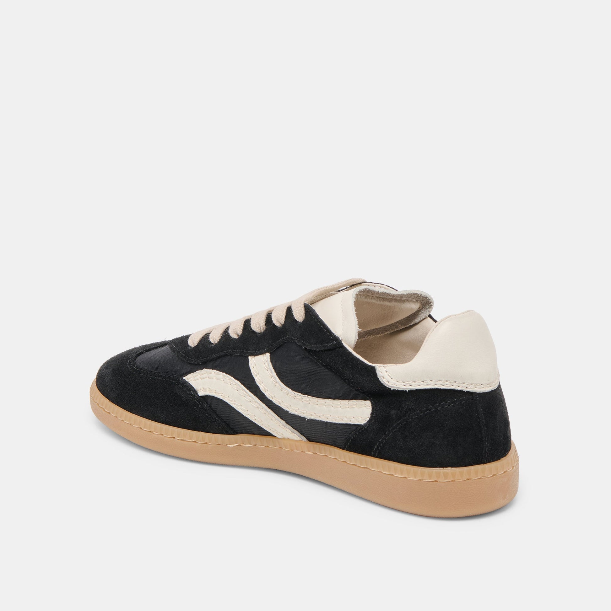Dolce Vita Rebel Black Nylon Sneakers