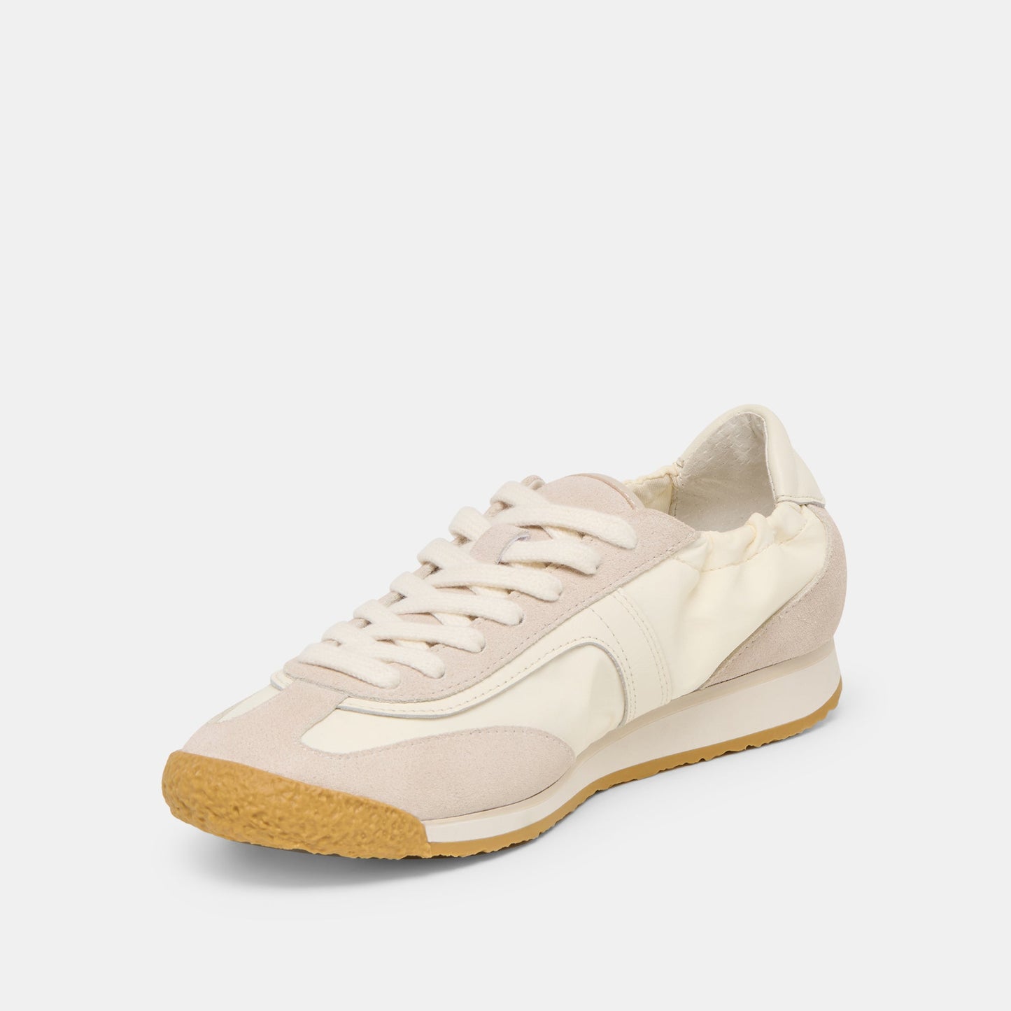 Dolce Vita Sariya White Nylon Sneakers