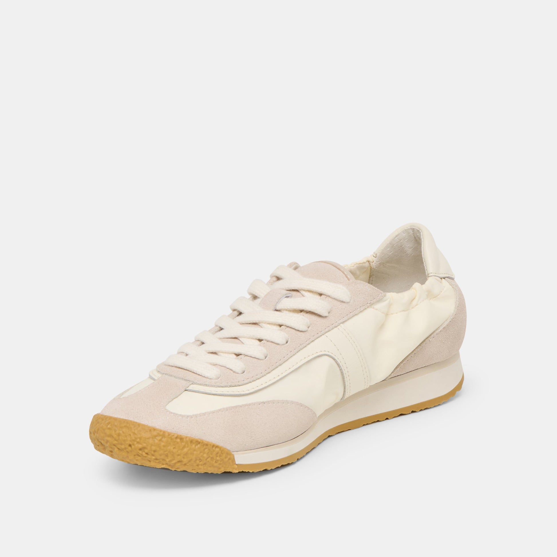 Dolce Vita Sariya White Nylon Sneakers