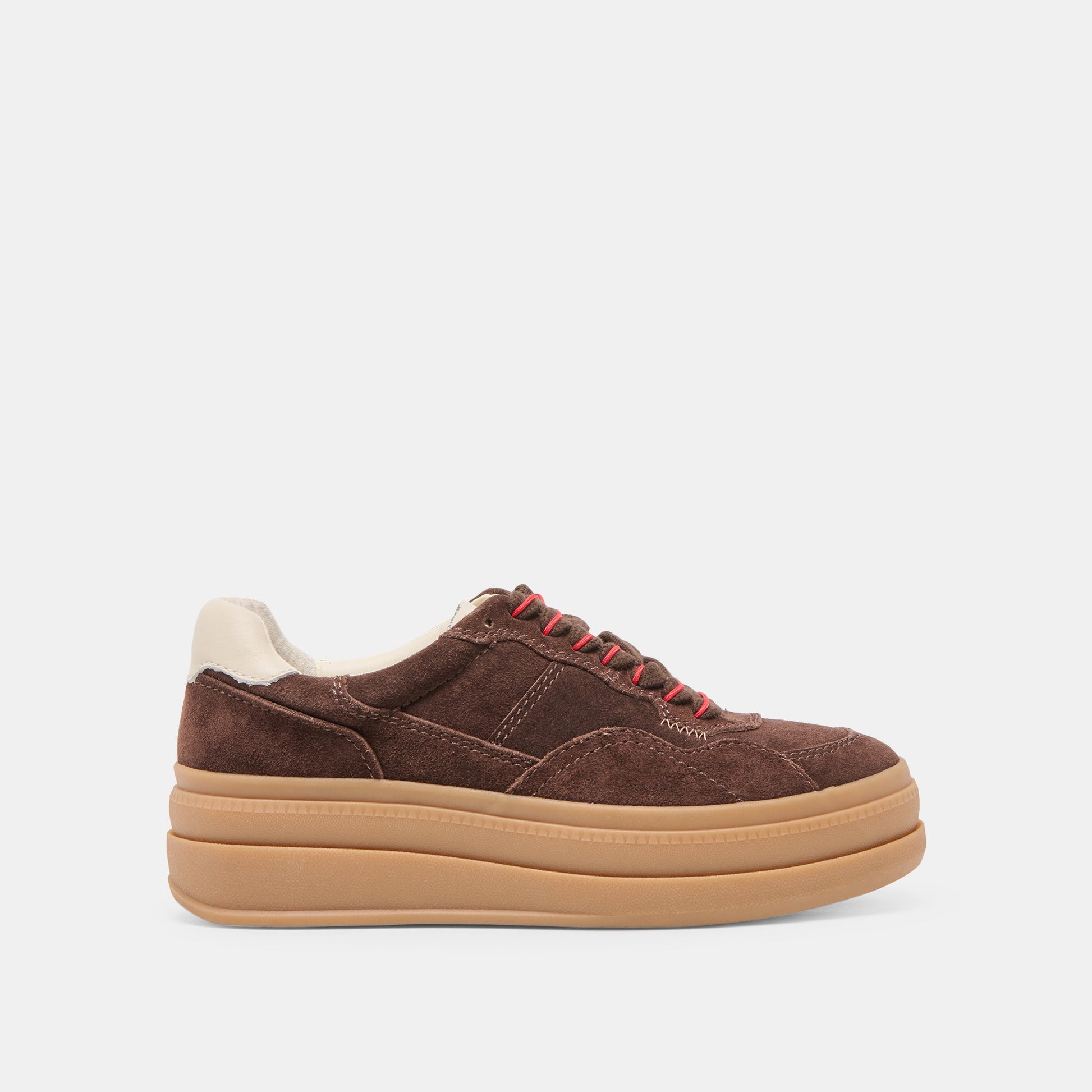 Dolce Vita Naomy H2O Waterproof Dk Brown Suede Sneakers