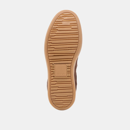 Dolce Vita Naomy H2O Waterproof Dk Brown Suede Sneakers