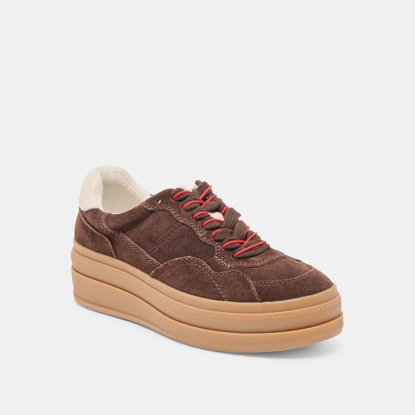 Dolce Vita Naomy H2O Waterproof Dk Brown Suede Sneakers