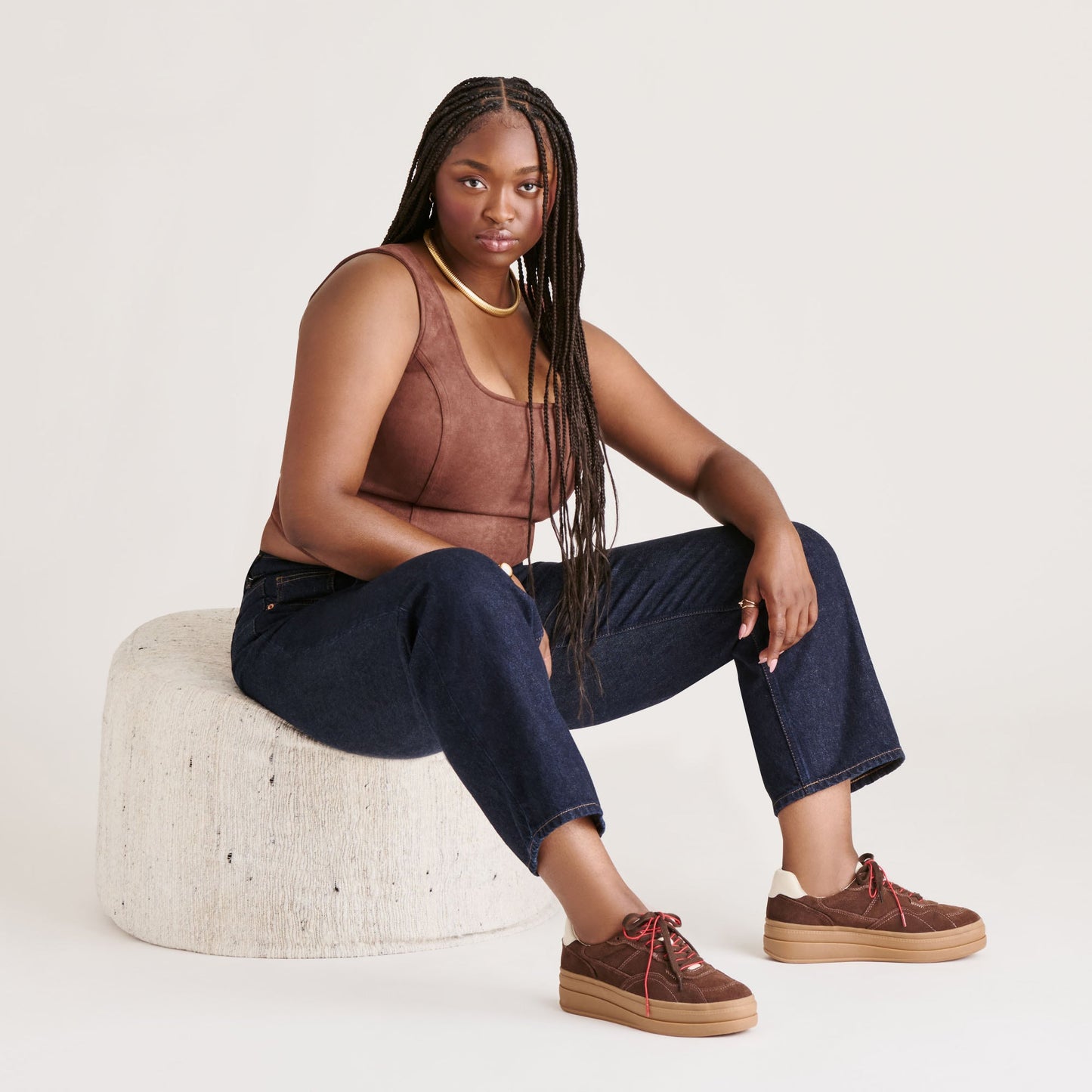 Dolce Vita Naomy H2O Waterproof Dk Brown Suede Sneakers