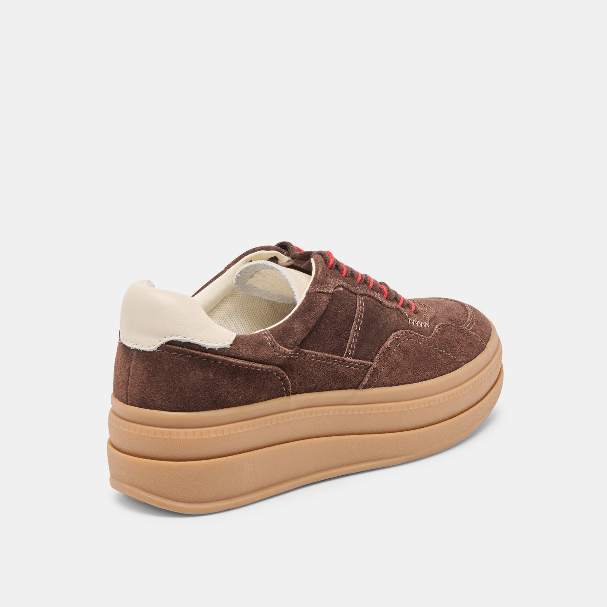 Dolce Vita Naomy H2O Waterproof Dk Brown Suede Sneakers