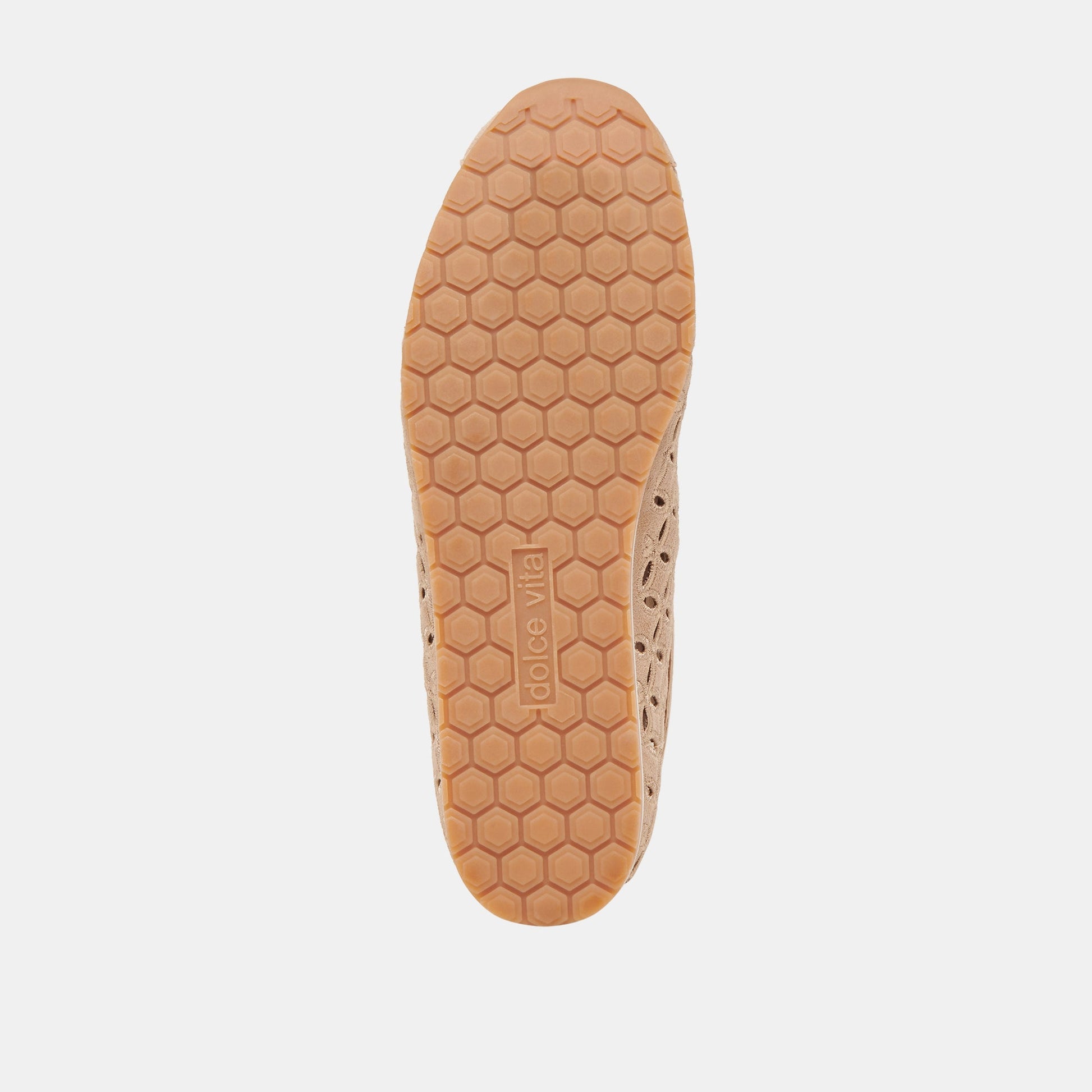 Dolce Vita DANIE EYELET PERF SNEAKERS CAMEL SUEDE