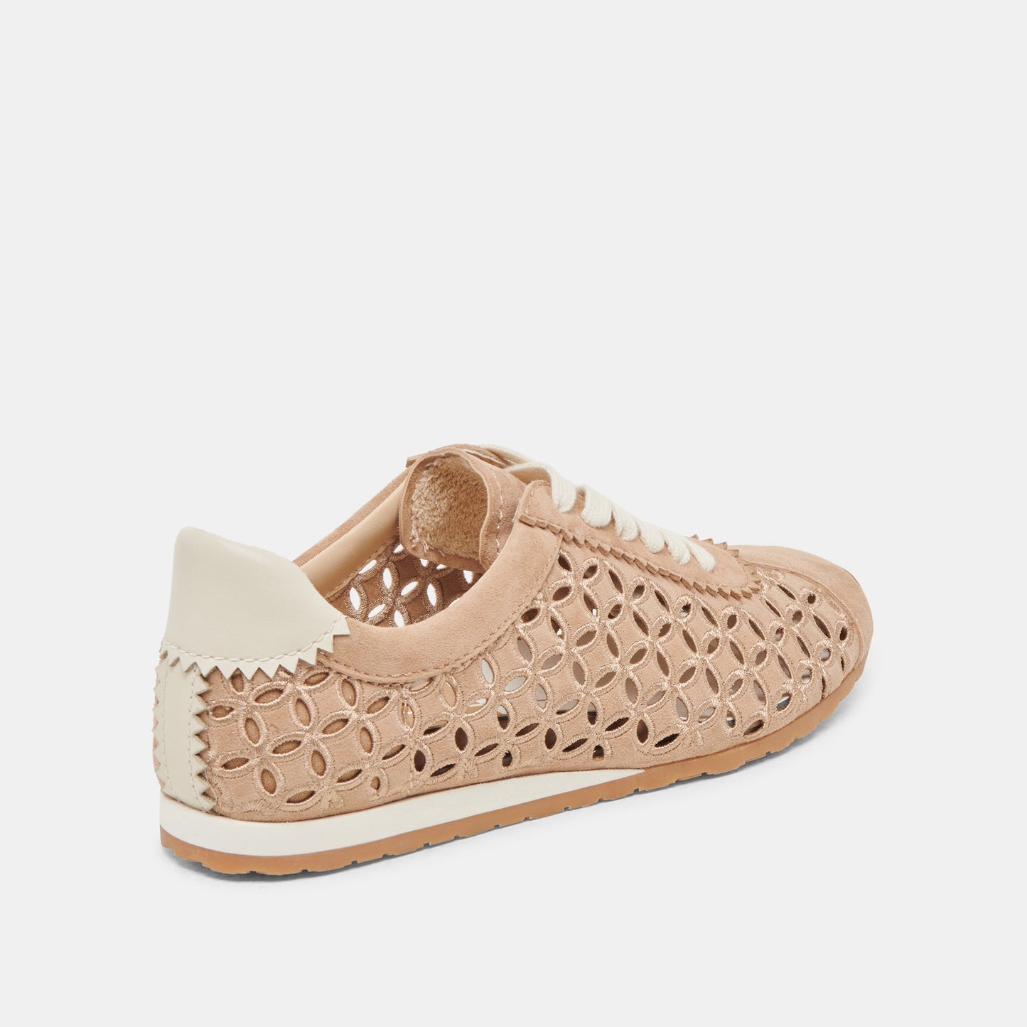 Dolce Vita DANIE EYELET PERF SNEAKERS CAMEL SUEDE