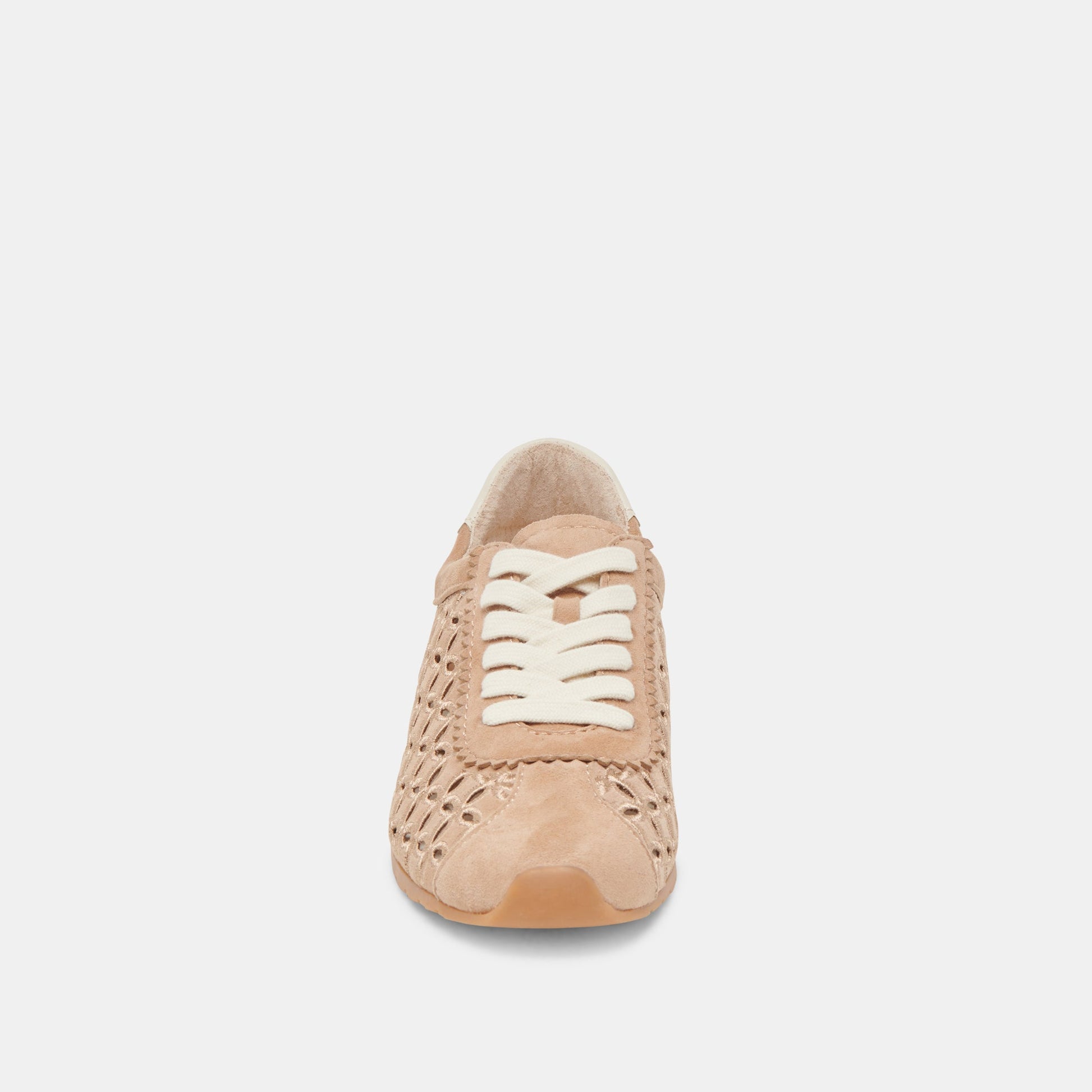 Dolce Vita DANIE EYELET PERF SNEAKERS CAMEL SUEDE
