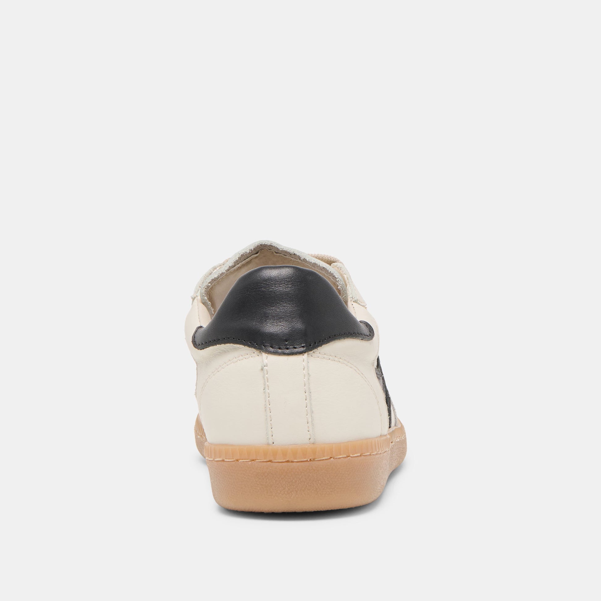 Dolce Vita Rebel White Black Leather Sneakers