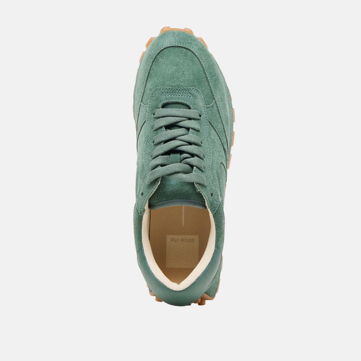 Dolce Vita Tricia Dk Green Suede Sneakers