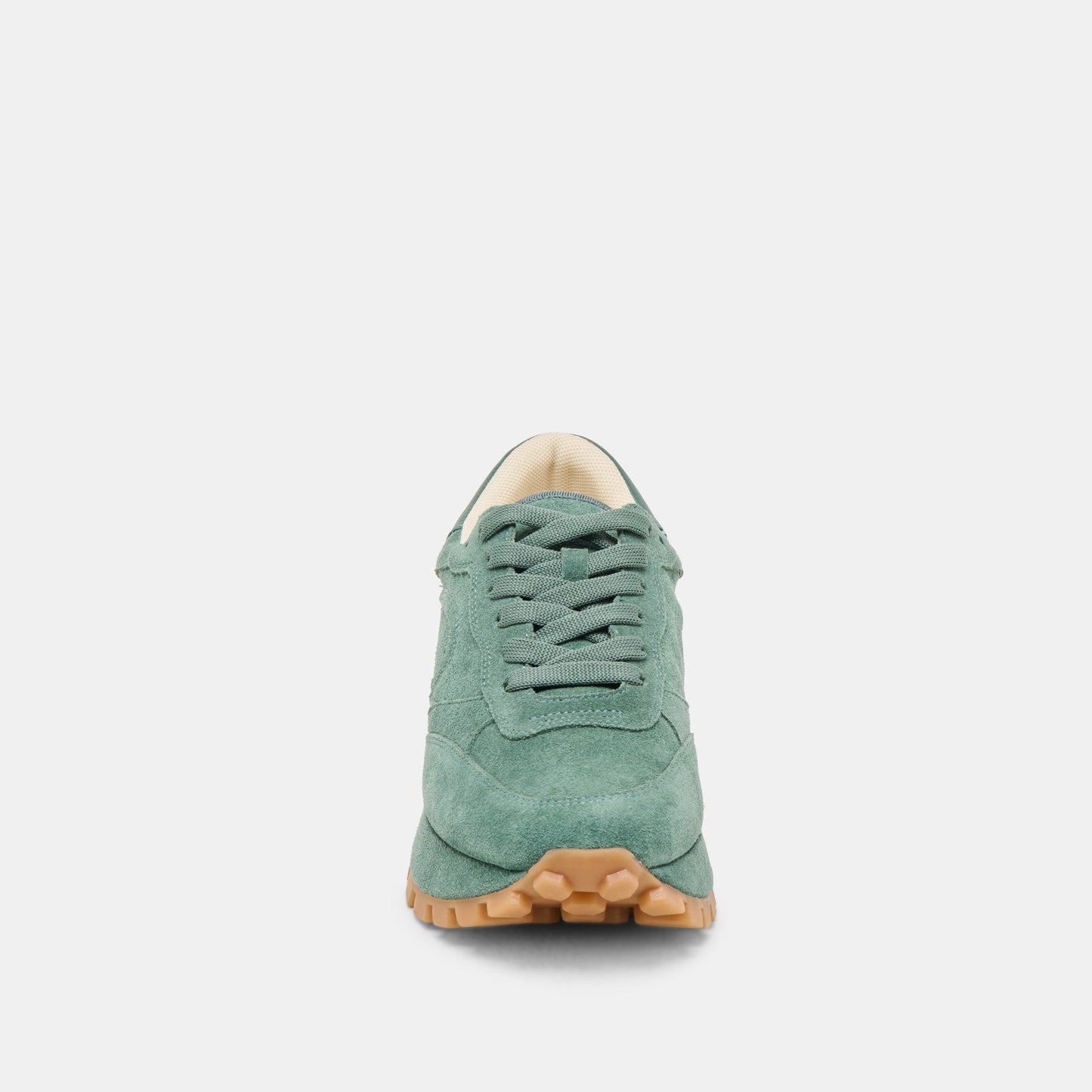 Dolce Vita Tricia Dk Green Suede Sneakers