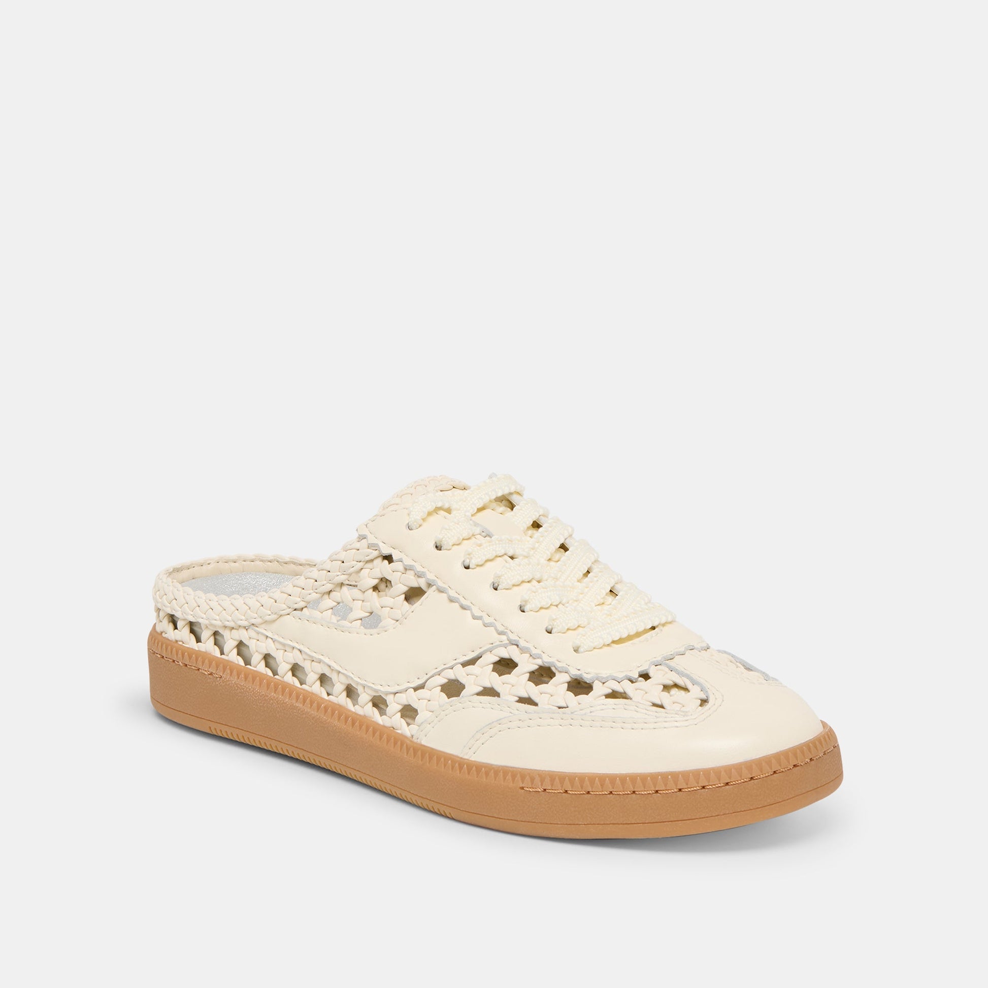 Dolce Vita Notice Slide Woven Off White Woven Stella Sneakers
