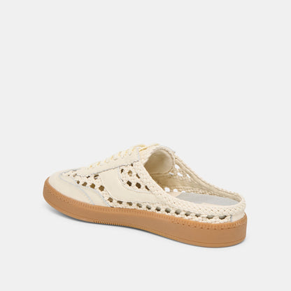 Dolce Vita Notice Slide Woven Off White Woven Stella Sneakers