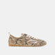 SNAKE PRINT EMBOSSED LEATHER