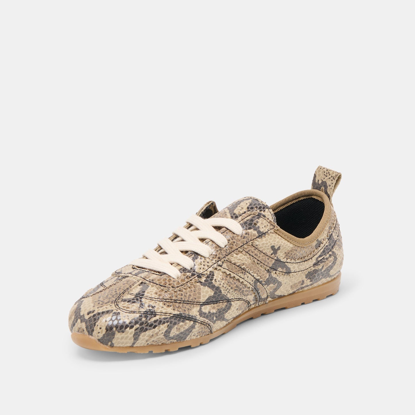 Dolce Vita Viper Snake Print Embossed Leather Sneakers
