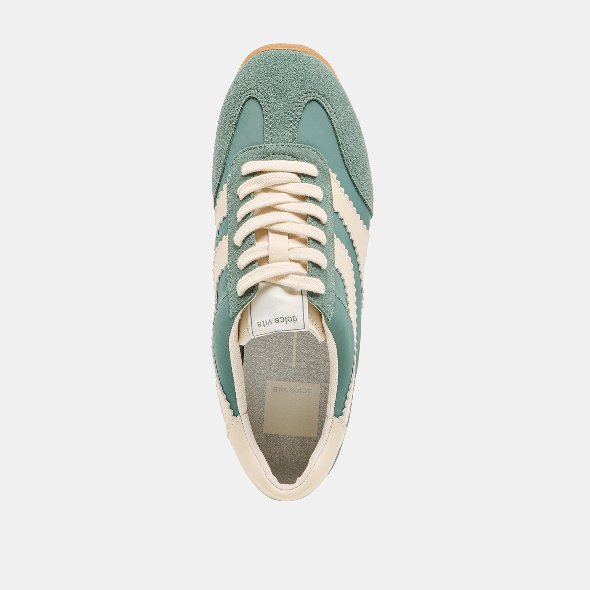 Dolce Vita Limit Green Nylon Sneakers