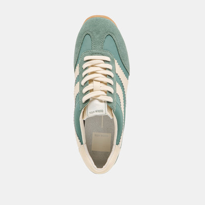 Dolce Vita Limit Green Nylon Sneakers