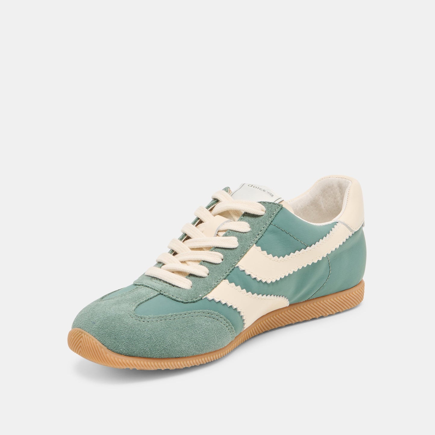 Dolce Vita Limit Green Nylon Sneakers