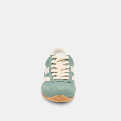 Dolce Vita Limit Green Nylon Sneakers