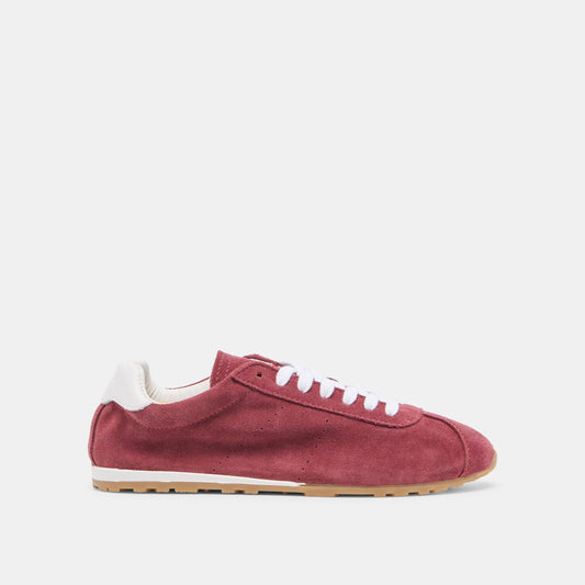 Dolce Vita Serina Burgundy Suede Sneakers