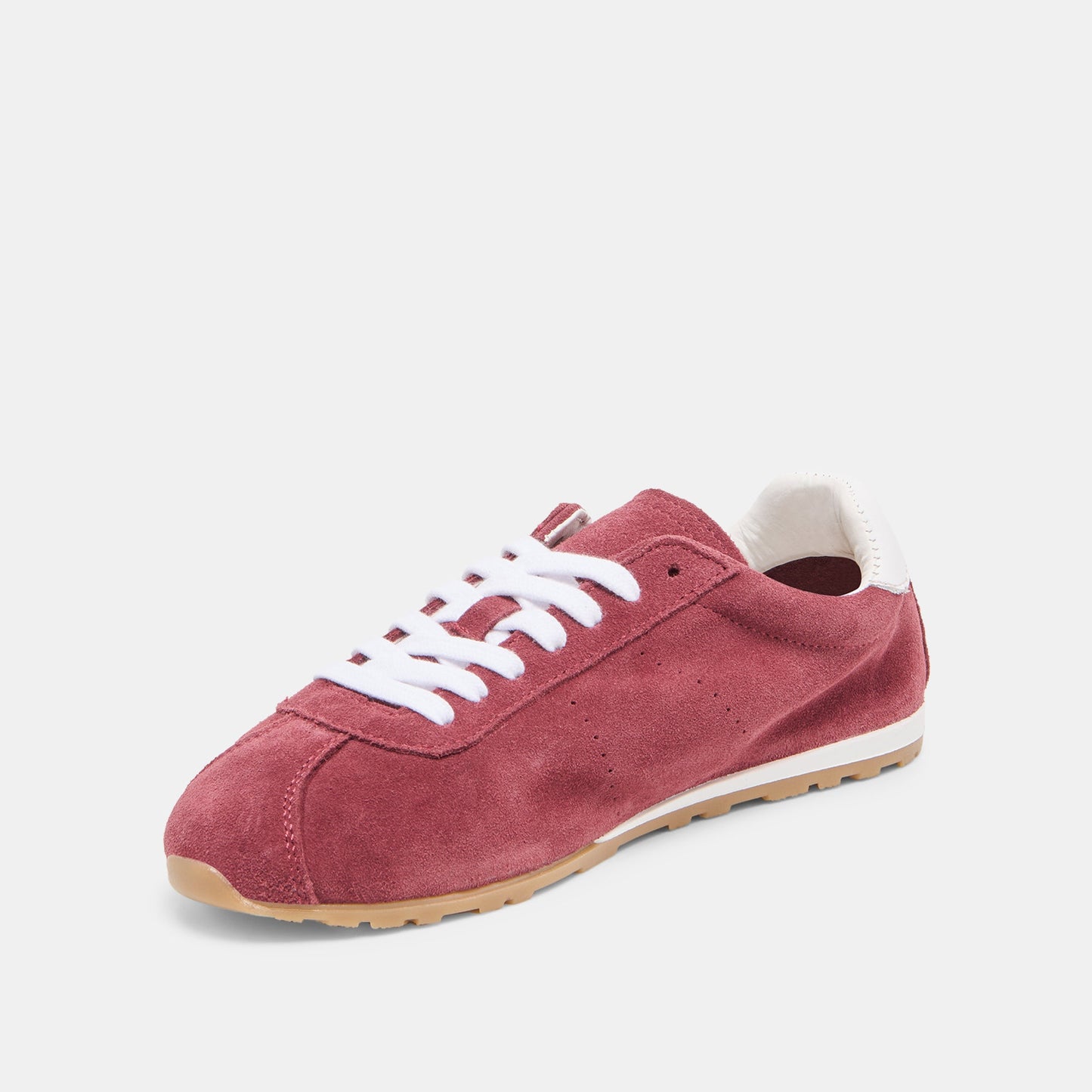 Dolce Vita Serina Burgundy Suede Sneakers