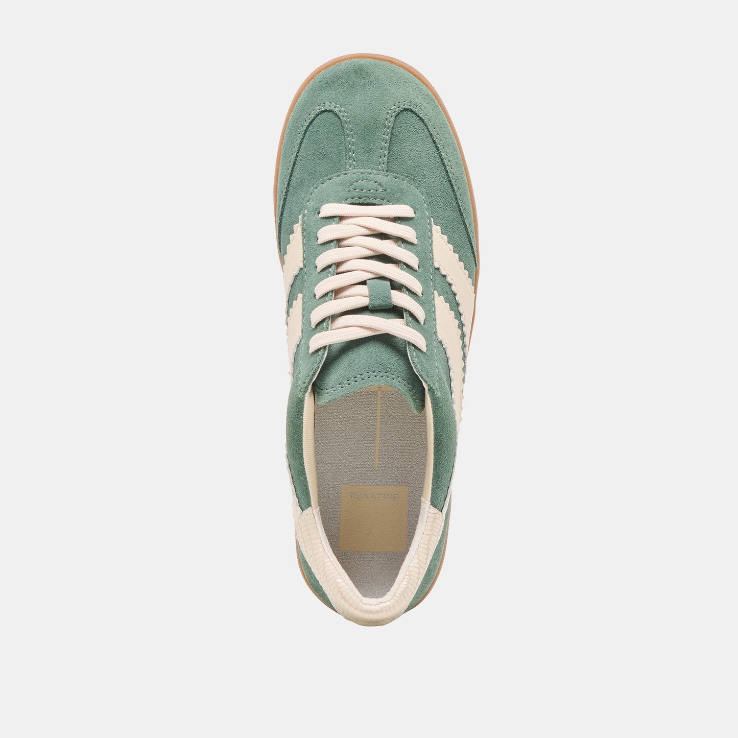 Dolce Vita Merit Dk Green Suede Sneakers
