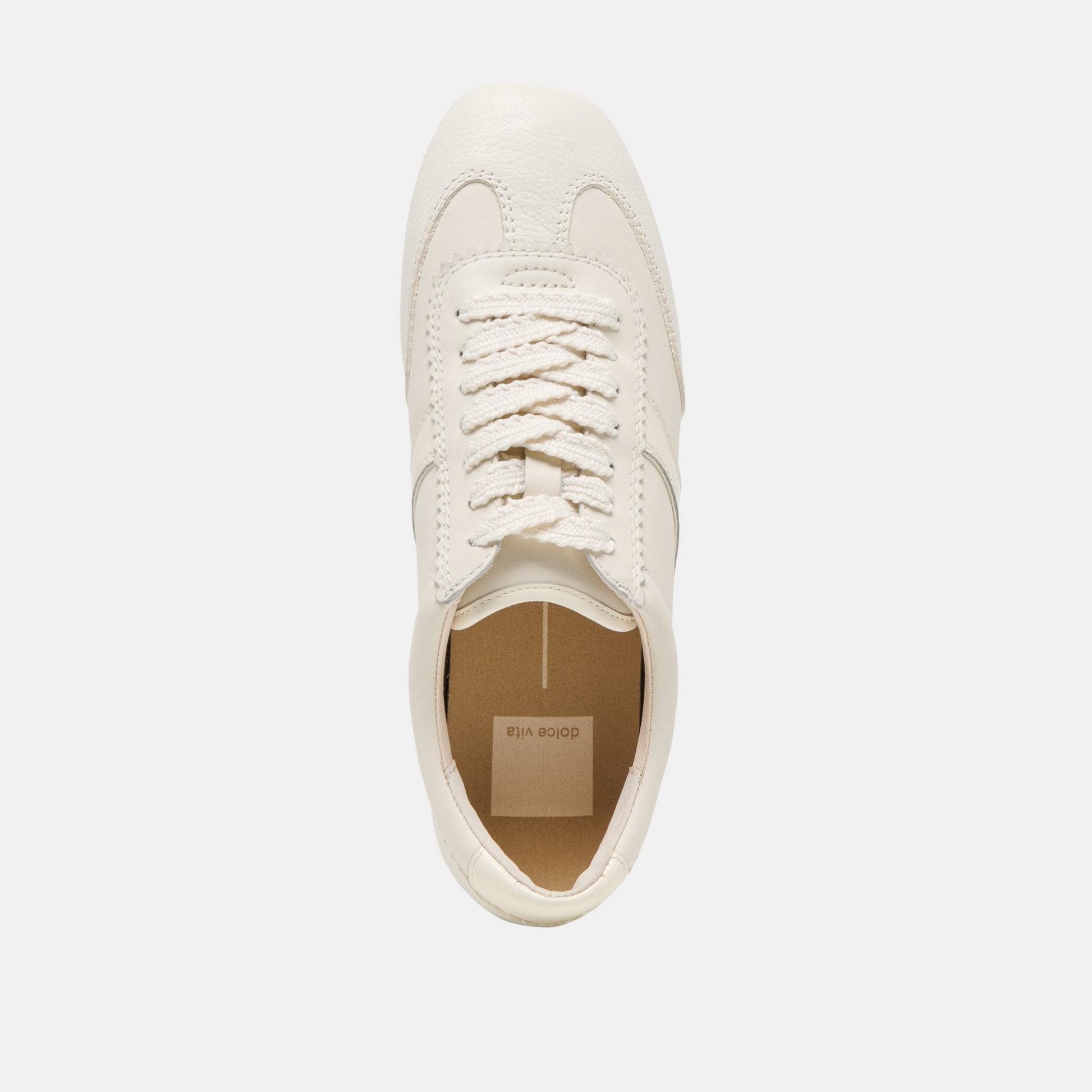 Dolce Vita Dorie White Leather Sneakers