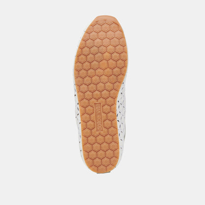 Dolce Vita DANIE EYELET PERF SNEAKERS TRUE WHITE LEATHER