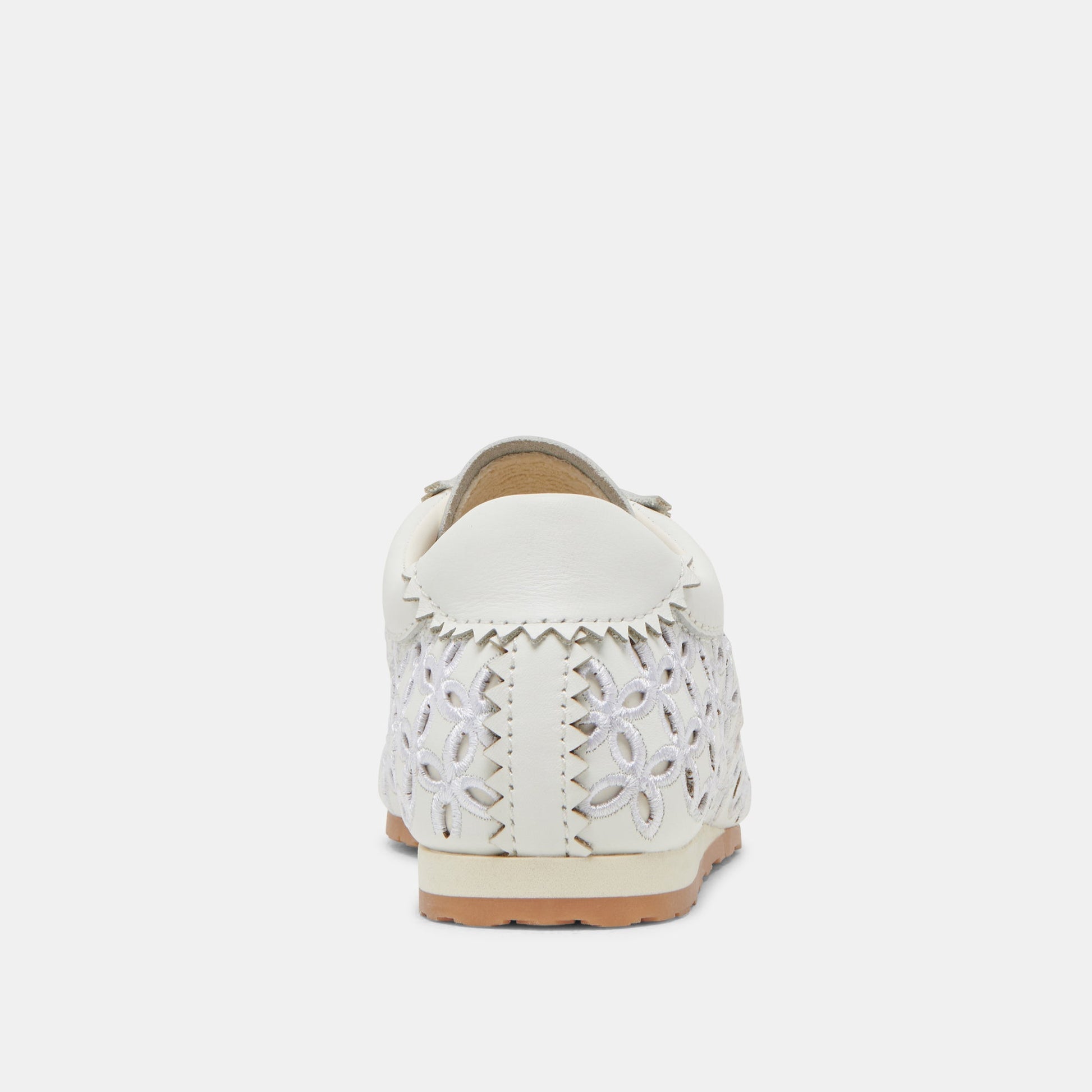 Dolce Vita DANIE EYELET PERF SNEAKERS TRUE WHITE LEATHER