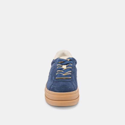 Dolce Vita Naomy H2O Waterproof Navy Suede Sneakers