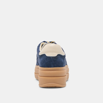 Dolce Vita Naomy H2O Waterproof Navy Suede Sneakers