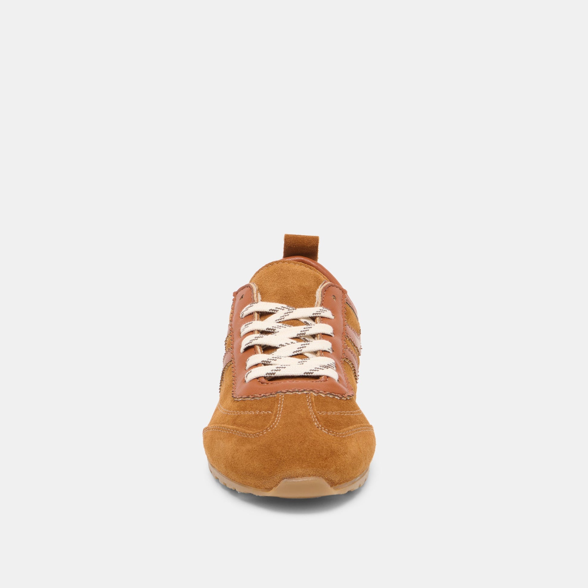 Dolce Vita Viper Cognac Suede Sneakers