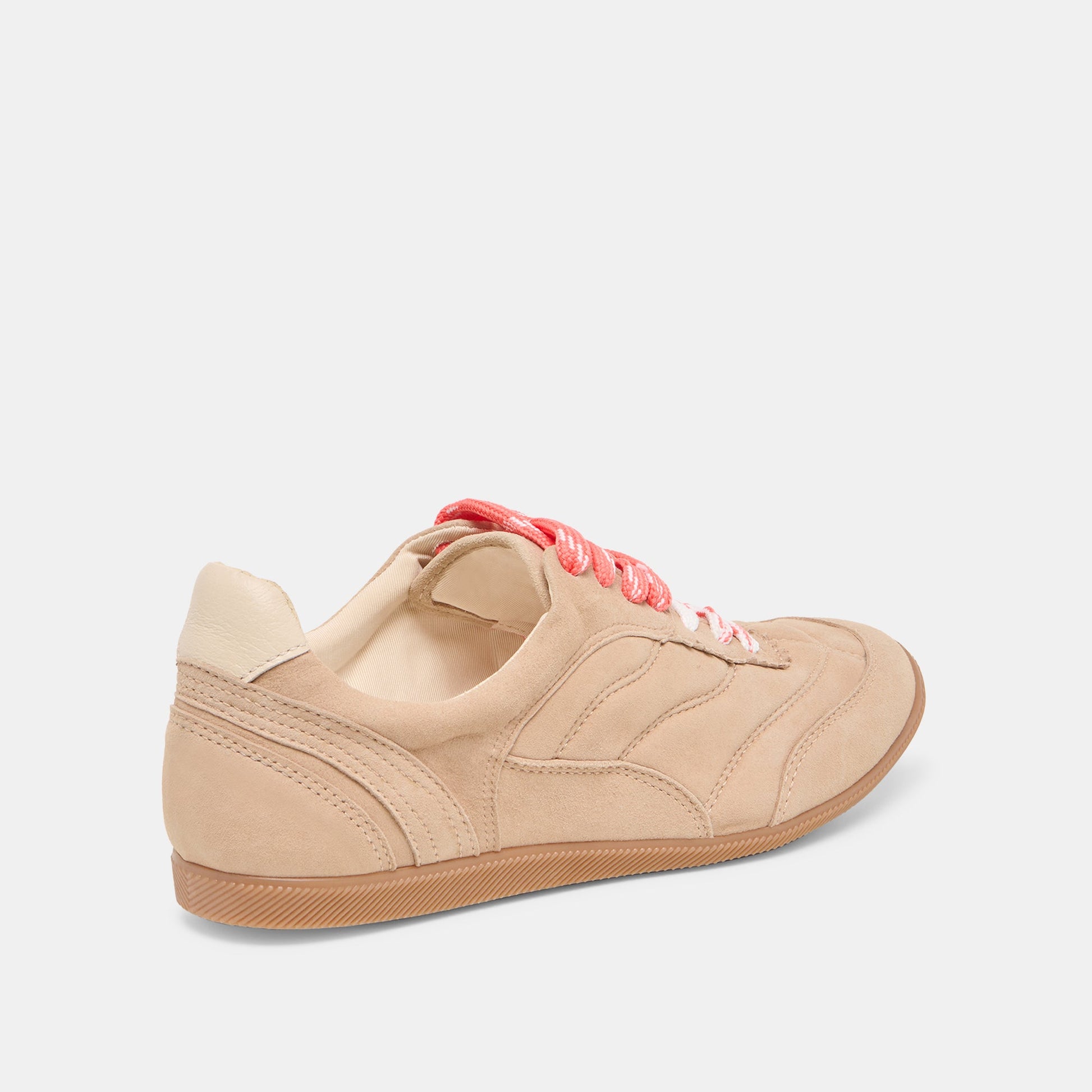 Dolce Vita Laini Camel Suede Sneakers