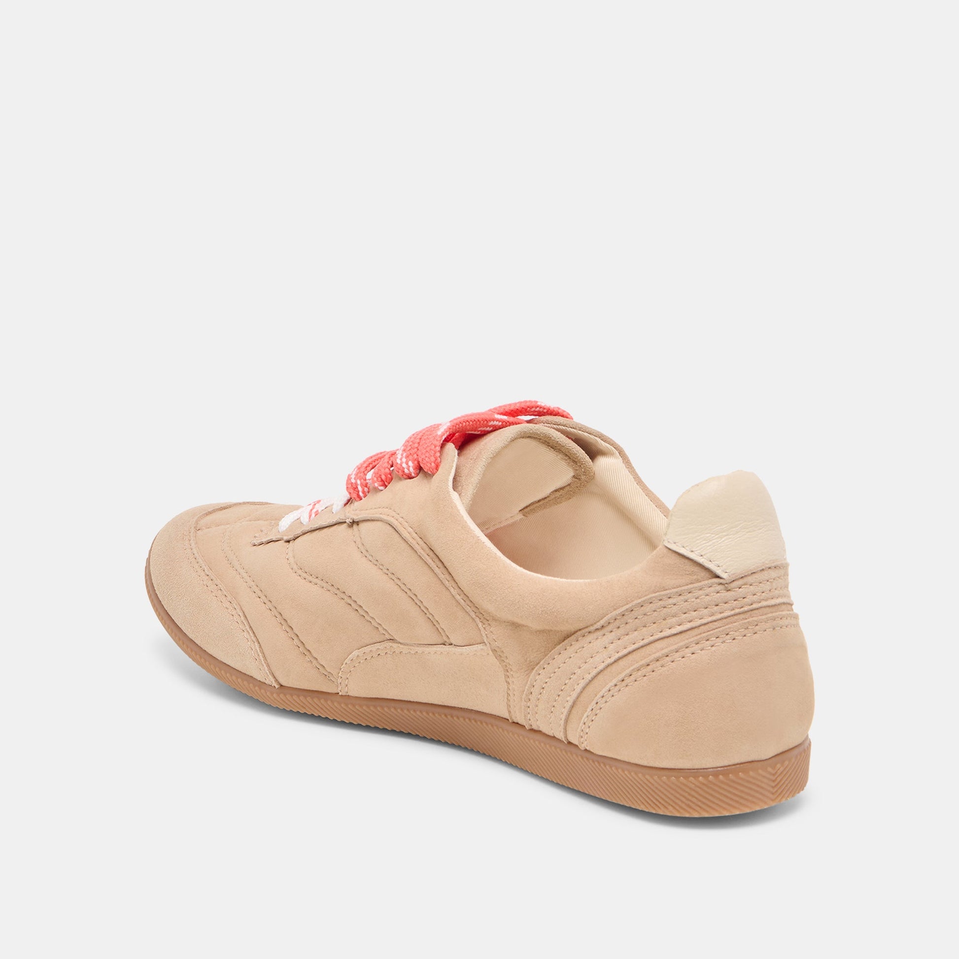 Dolce Vita Laini Camel Suede Sneakers