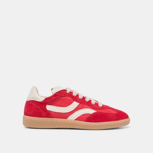 Dolce Vita Rebel Crimson Nylon Sneakers