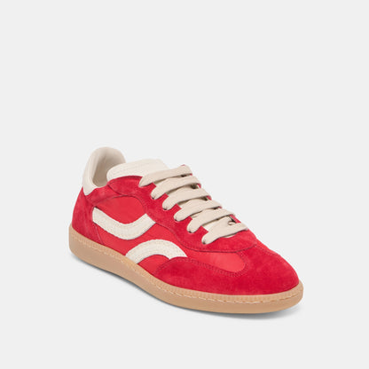 Dolce Vita Rebel Crimson Nylon Sneakers