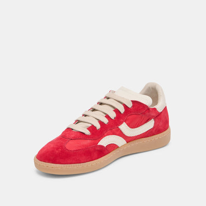 Dolce Vita Rebel Crimson Nylon Sneakers