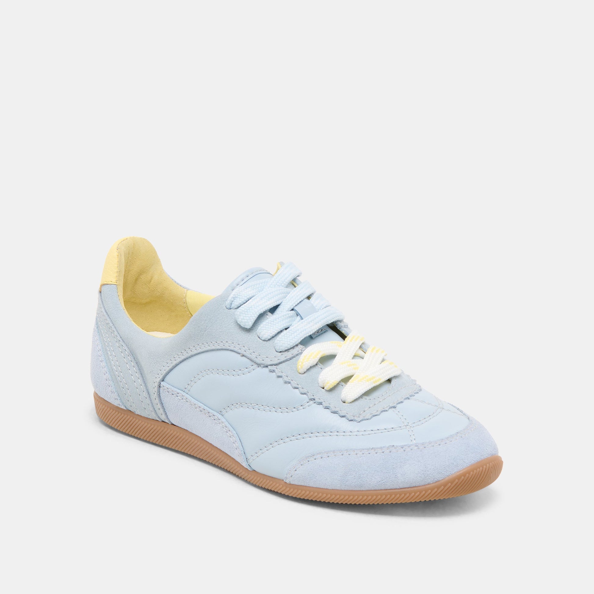 Dolce Vita Laini Blue Multi Leather Sneakers
