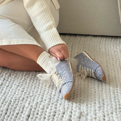 Dolce Vita DAYANA SNEAKERS DUSTY BLUE LACE