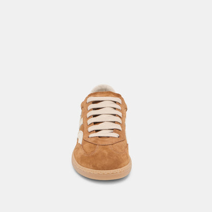 Dolce Vita Rebel Pecan Suede Sneakers