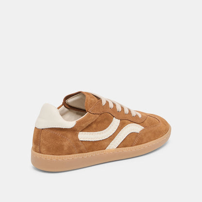 Dolce Vita Rebel Pecan Suede Sneakers