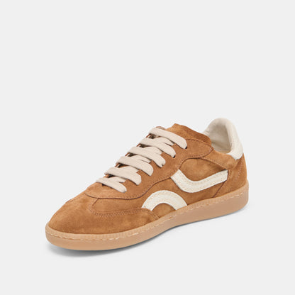 Dolce Vita Rebel Pecan Suede Sneakers