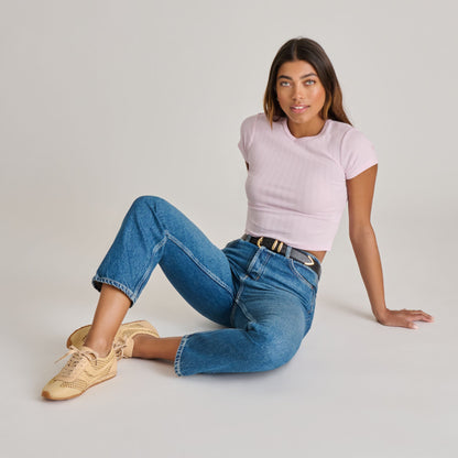 Dolce Vita Dream Lt Natural Woven Raffia Sneakers