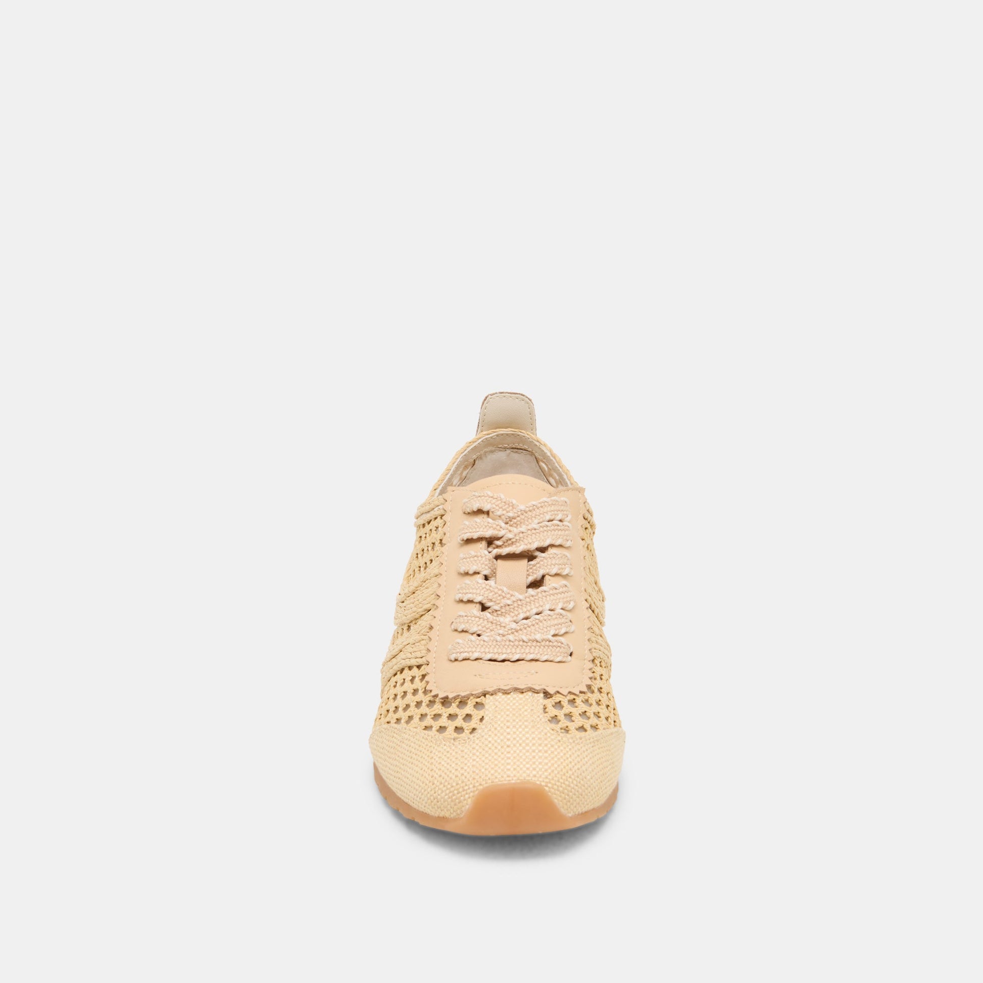 Dolce Vita Dream Lt Natural Woven Raffia Sneakers