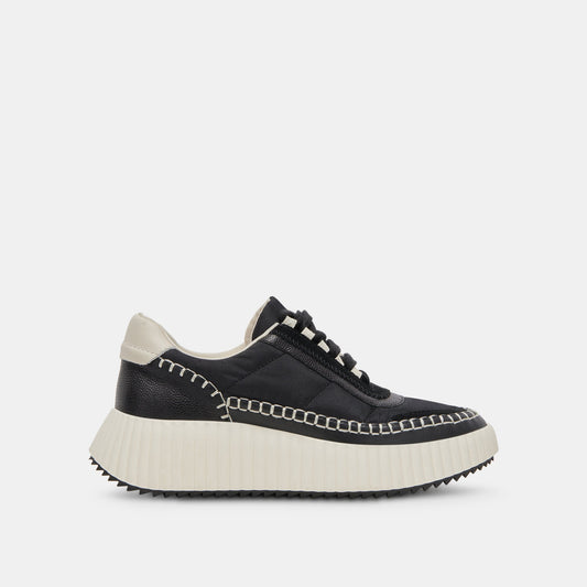 Dolce Vita Dolen Black Nylon Sneakers
